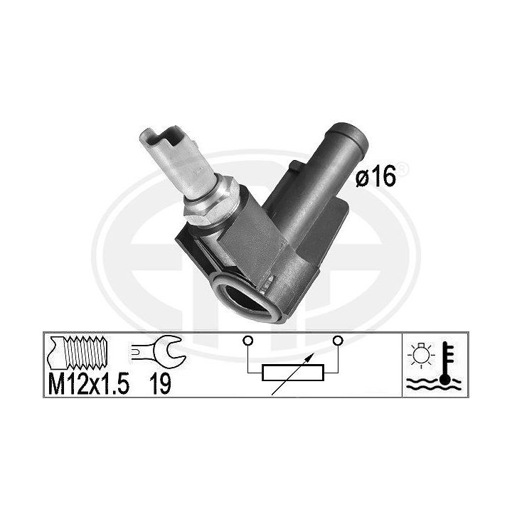 Siuntimo blokas, aušinimo skysčio temperatūra ERA 331011