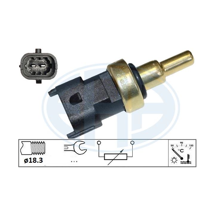 Siuntimo blokas, aušinimo skysčio temperatūra ERA 331062