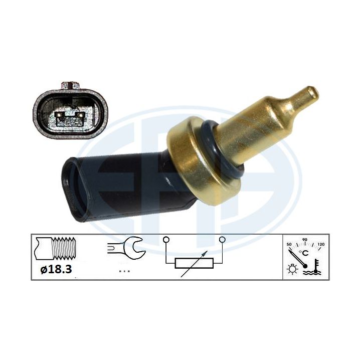 Siuntimo blokas, aušinimo skysčio temperatūra ERA 331067