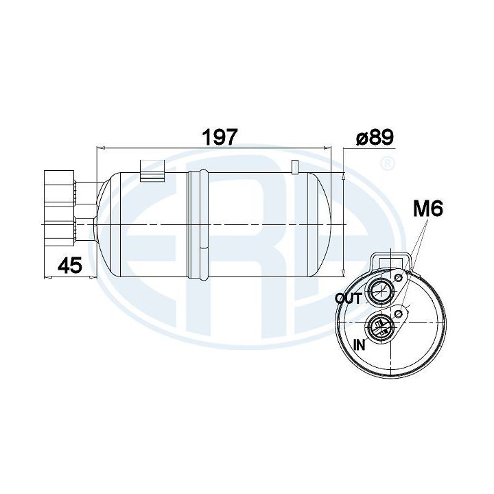 Džiovintuvas, oro kondicionierius ERA 668006