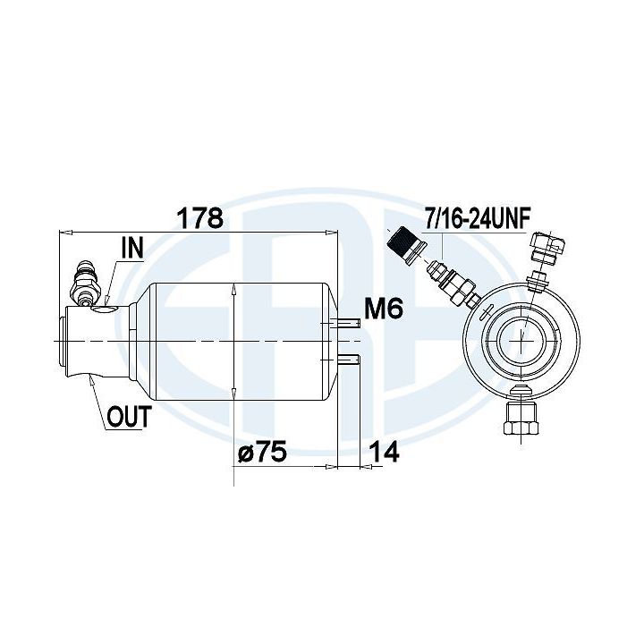 Džiovintuvas, oro kondicionierius ERA 668009