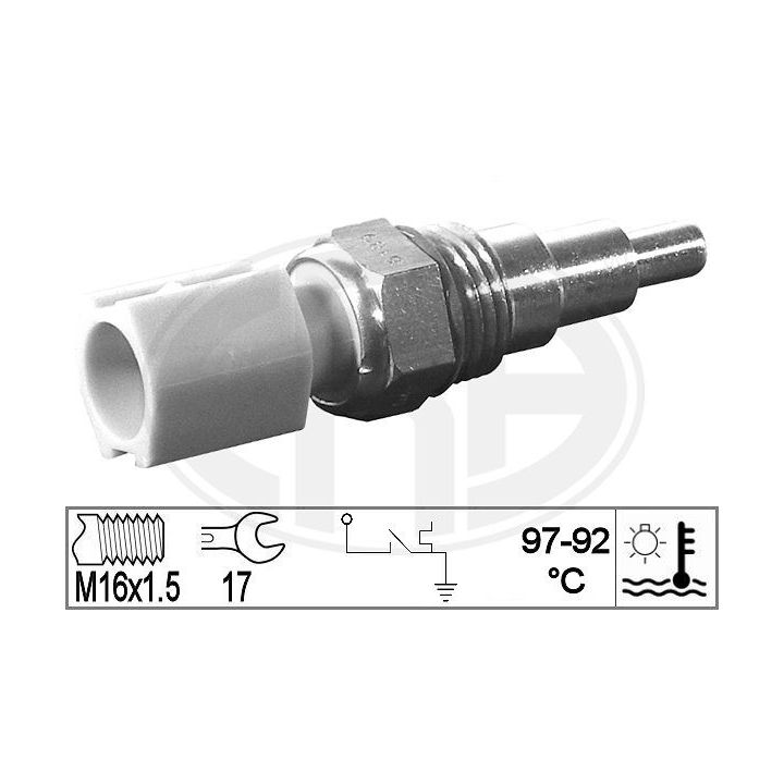 Temperatūros jungiklis, radiatoriaus ventiliatorius ERA 330192