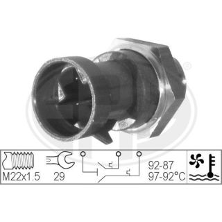 Temperatūros jungiklis, radiatoriaus ventiliatorius ERA 330228