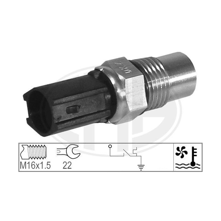 Temperatūros jungiklis, radiatoriaus ventiliatorius ERA 330620