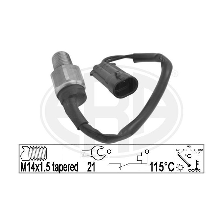 Temperatūros jungiklis, radiatoriaus ventiliatorius ERA 330844