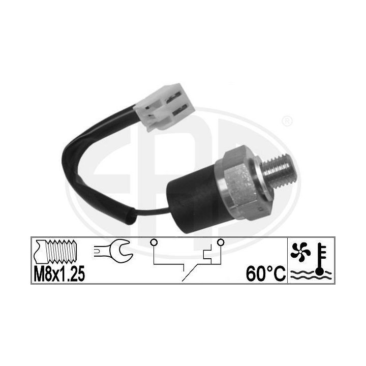 Temperatūros jungiklis, radiatoriaus ventiliatorius ERA 330847
