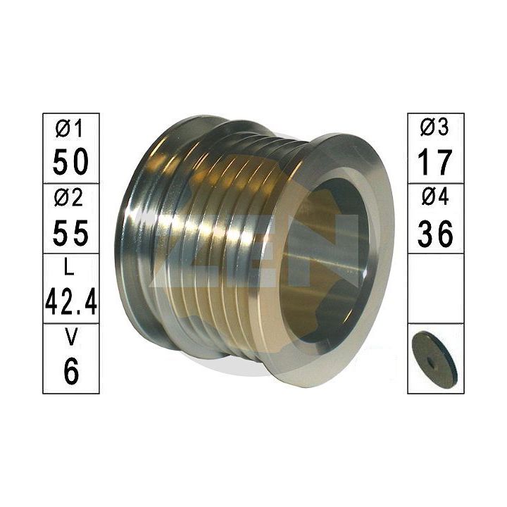 Skriemulys, kintamosios srovės generatorius ERA ZN5637