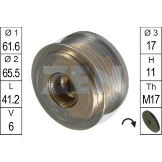 Laisvos eigos sankaba, kint. sr. generatorius ERA ZN5379
