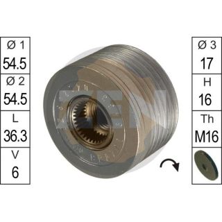 Laisvos eigos sankaba, kint. sr. generatorius ERA ZN5433
