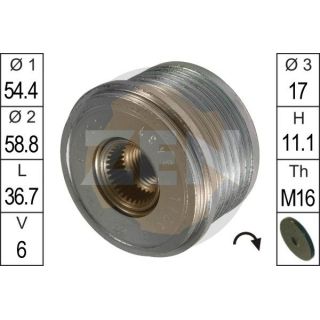 Laisvos eigos sankaba, kint. sr. generatorius ERA ZN5437