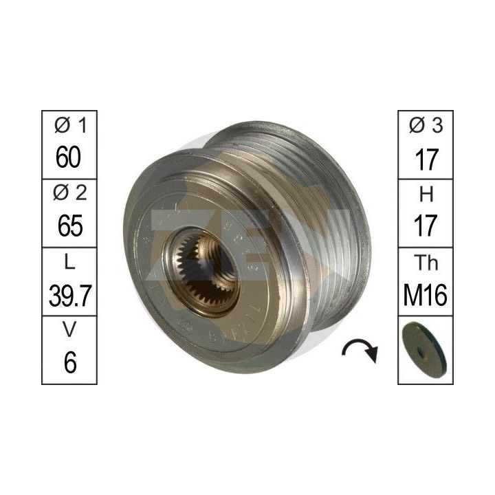 Laisvos eigos sankaba, kint. sr. generatorius ERA ZN5438