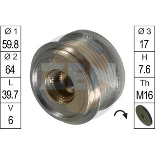 Laisvos eigos sankaba, kint. sr. generatorius ERA ZN5460