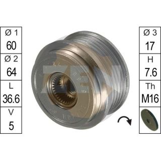 Laisvos eigos sankaba, kint. sr. generatorius ERA ZN5466