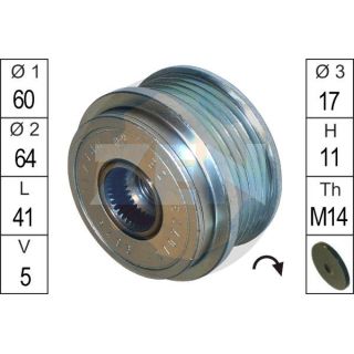 Laisvos eigos sankaba, kint. sr. generatorius ERA ZN5496