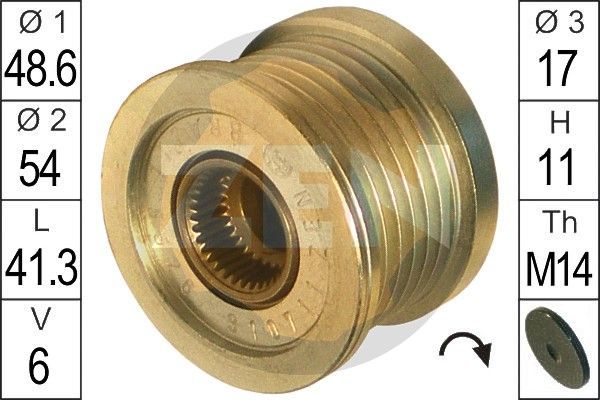 Laisvos eigos sankaba, kint. sr. generatorius ERA ZN5526