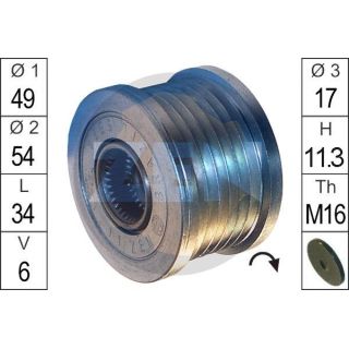 Laisvos eigos sankaba, kint. sr. generatorius ERA ZN5564