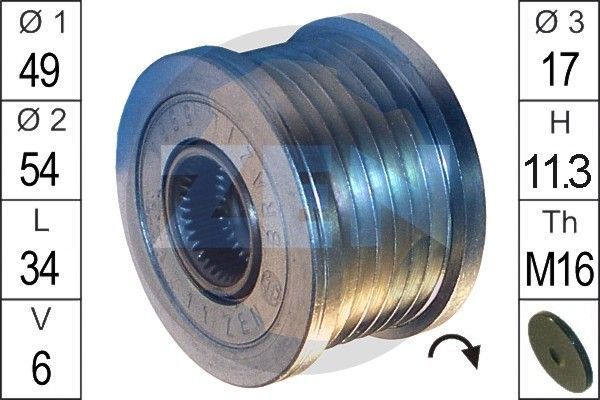 Laisvos eigos sankaba, kint. sr. generatorius ERA ZN5564