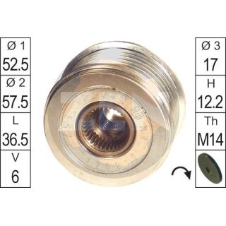 Laisvos eigos sankaba, kint. sr. generatorius ERA ZN5572