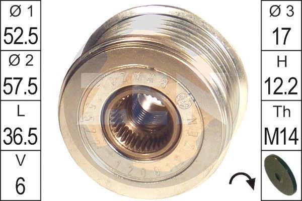 Laisvos eigos sankaba, kint. sr. generatorius ERA ZN5572