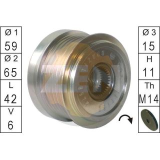 Laisvos eigos sankaba, kint. sr. generatorius ERA ZN5578