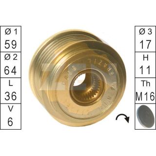 Laisvos eigos sankaba, kint. sr. generatorius ERA ZN5579