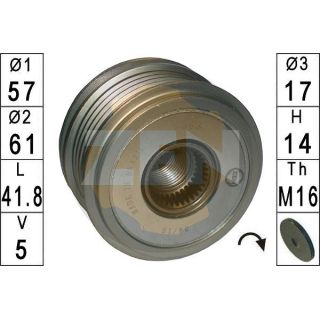 Laisvos eigos sankaba, kint. sr. generatorius ERA ZN5583