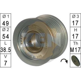 Laisvos eigos sankaba, kint. sr. generatorius ERA ZN5584