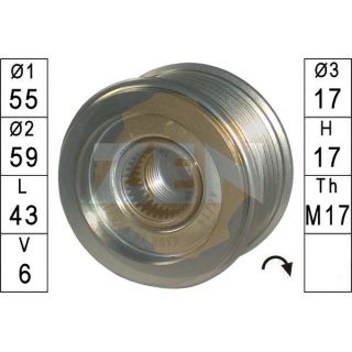 Laisvos eigos sankaba, kint. sr. generatorius ERA ZN5585