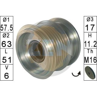 Laisvos eigos sankaba, kint. sr. generatorius ERA ZN5589