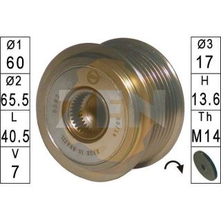 Laisvos eigos sankaba, kint. sr. generatorius ERA ZN5592