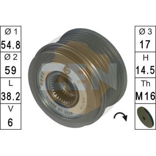 Laisvos eigos sankaba, kint. sr. generatorius ERA ZN5604