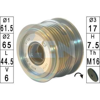 Laisvos eigos sankaba, kint. sr. generatorius ERA ZN5627