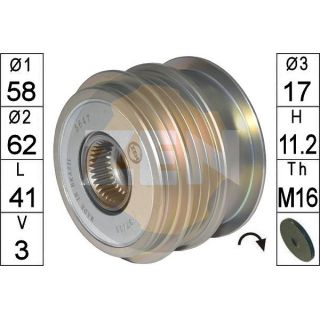 Laisvos eigos sankaba, kint. sr. generatorius ERA ZN5647