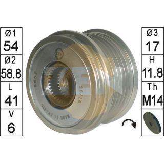 Laisvos eigos sankaba, kint. sr. generatorius ERA ZN5657