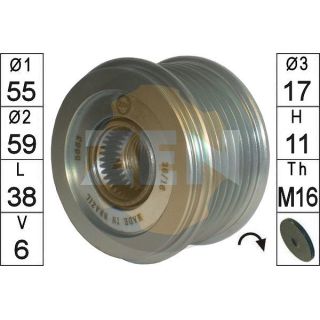 Laisvos eigos sankaba, kint. sr. generatorius ERA ZN5663