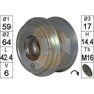 Laisvos eigos sankaba, kint. sr. generatorius ERA ZN5680