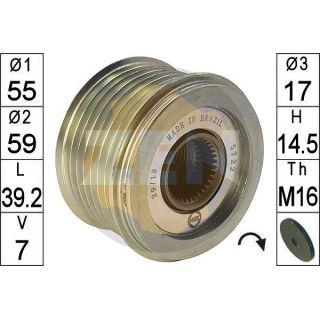 Laisvos eigos sankaba, kint. sr. generatorius ERA ZN5722