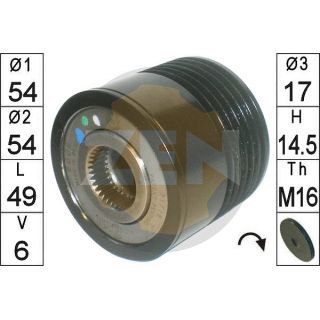 Laisvos eigos sankaba, kint. sr. generatorius ERA ZN6009
