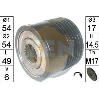 Laisvos eigos sankaba, kint. sr. generatorius ERA ZN6011