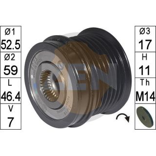 Laisvos eigos sankaba, kint. sr. generatorius ERA zn6005