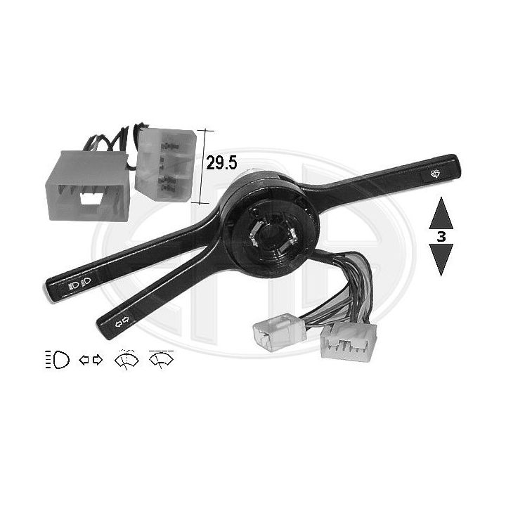 Vairo kolonėlės jungiklis ERA 440090