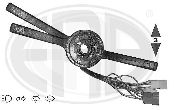 Vairo kolonėlės jungiklis ERA 440129