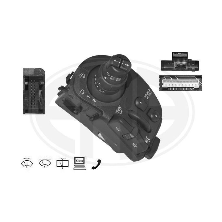 Vairo kolonėlės jungiklis ERA 440725