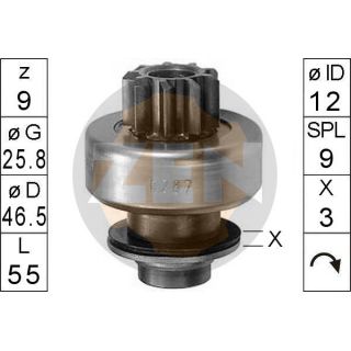 Laisvos eigos pavara, starteris ERA ZN0287
