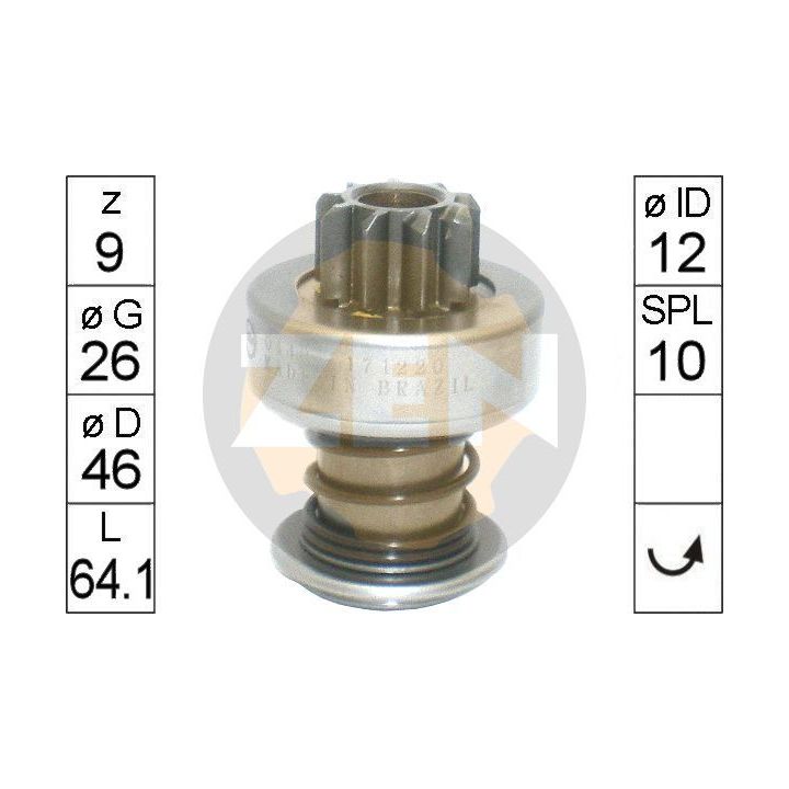 Laisvos eigos pavara, starteris ERA ZN0442