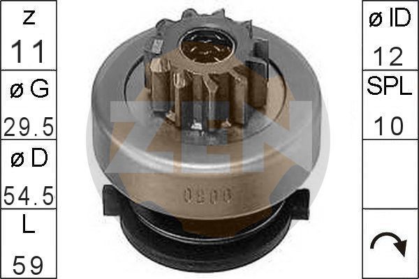 Laisvos eigos pavara, starteris ERA ZN0800