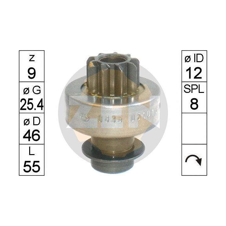 Laisvos eigos pavara, starteris ERA ZN0836