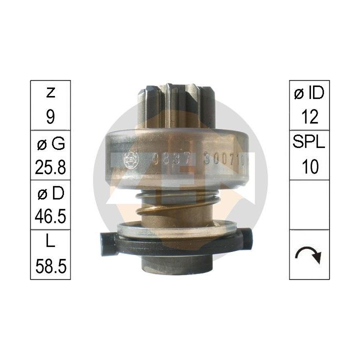 Laisvos eigos pavara, starteris ERA ZN0837