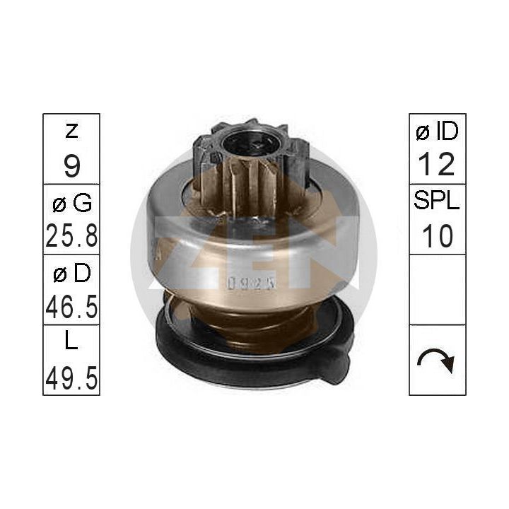 Laisvos eigos pavara, starteris ERA ZN0925