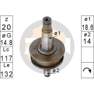 Laisvos eigos pavara, starteris ERA ZN0957